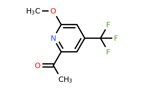 CAS 1256787-33-3 | 1-[6-Methoxy-4-(trifluoromethyl)pyridin-2-YL]ethanone