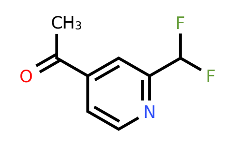 CAS 1256788-49-4 | 1-[2-(difluoromethyl)pyridin-4-yl]ethan-1-one