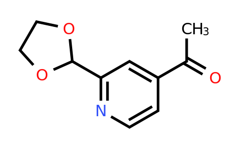 CAS 1256788-96-1 | 1-[2-(1,3-Dioxolan-2-YL)pyridin-4-YL]ethanone