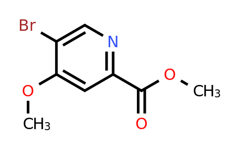 CAS 1256789-95-3 | methyl 5-bromo-4-methoxypyridine-2-carboxylate
