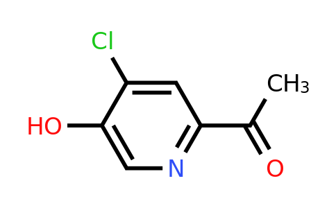 CAS 1256790-66-5 | 1-(4-Chloro-5-hydroxypyridin-2-YL)ethan-1-one