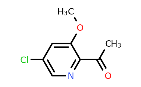 CAS 1256790-96-1 | 1-(5-Chloro-3-methoxypyridin-2-yl)ethanone