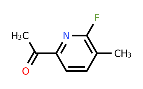 CAS 1256792-60-5 | 1-(6-Fluoro-5-methylpyridin-2-YL)ethan-1-one
