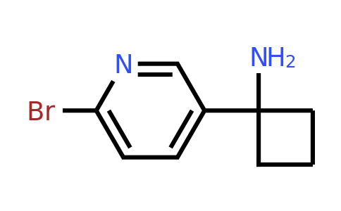CAS 1256794-27-0 | 1-(6-Bromopyridin-3-YL)cyclobutanamine