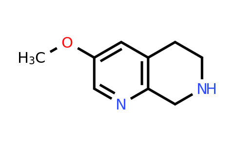 CAS 1256802-42-2 | 3-Methoxy-5,6,7,8-tetrahydro-1,7-naphthyridine