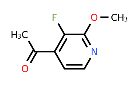 CAS 1256805-42-1 | 1-(3-Fluoro-2-methoxypyridin-4-YL)ethan-1-one