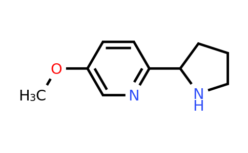 CAS 1256805-51-2 | 5-Methoxy-2-(pyrrolidin-2-yl)pyridine