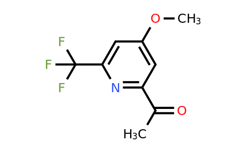 CAS 1256805-61-4 | 1-[4-Methoxy-6-(trifluoromethyl)pyridin-2-YL]ethanone