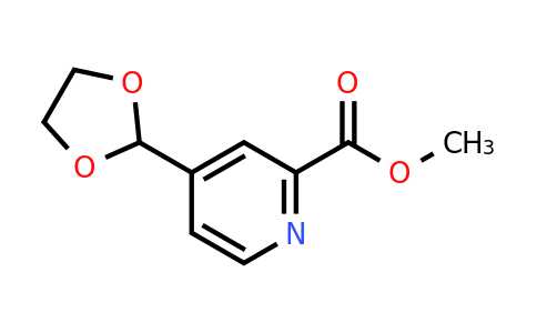 CAS 1256805-68-1 | Methyl 4-(1,3-dioxolan-2-YL)pyridine-2-carboxylate