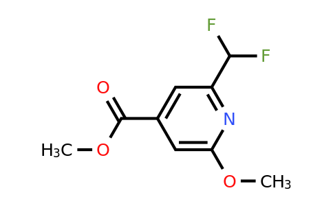 CAS 1256807-01-8 | methyl 2-(difluoromethyl)-6-methoxypyridine-4-carboxylate