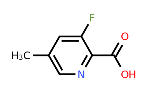 CAS 1256807-03-0 | 3-fluoro-5-methylpyridine-2-carboxylic acid
