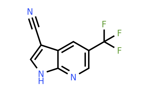 CAS 1256807-20-1 | 5-(trifluoromethyl)-1H-pyrrolo[2,3-b]pyridine-3-carbonitrile