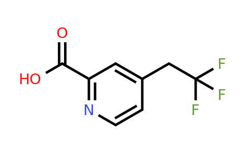 CAS 1256807-67-6 | 4-(2,2,2-Trifluoroethyl)pyridine-2-carboxylic acid