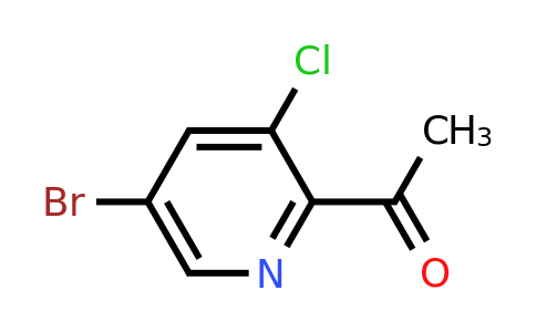 CAS 1256808-29-3 | 1-(5-bromo-3-chloropyridin-2-yl)ethanone
