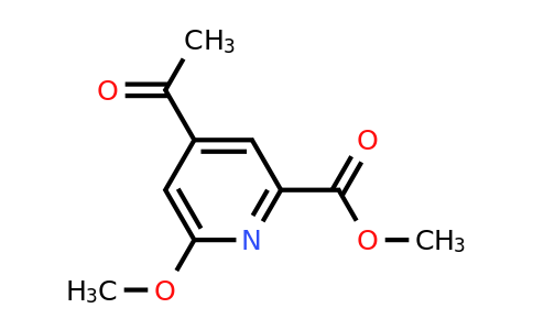 CAS 1256809-09-2 | Methyl 4-acetyl-6-methoxypyridine-2-carboxylate