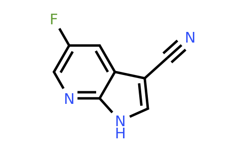 CAS 1256809-57-0 | 5-fluoro-1H-pyrrolo[2,3-b]pyridine-3-carbonitrile