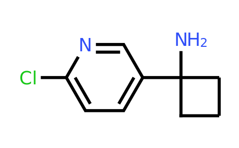 CAS 1256810-23-7 | 1-(6-Chloropyridin-3-YL)cyclobutanamine