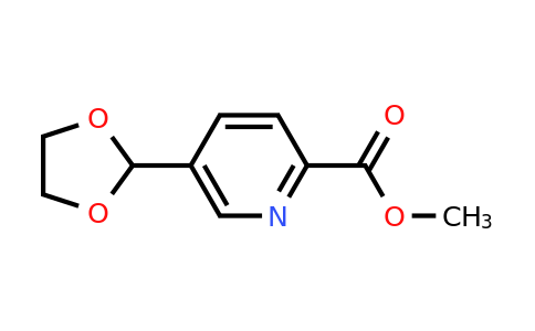 CAS 1256810-35-1 | Methyl 5-(1,3-dioxolan-2-YL)pyridine-2-carboxylate
