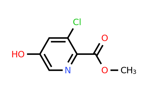 CAS 1256811-09-2 | Methyl 3-chloro-5-hydroxypicolinate