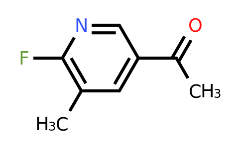 CAS 1256812-91-5 | 1-(6-Fluoro-5-methylpyridin-3-YL)ethan-1-one