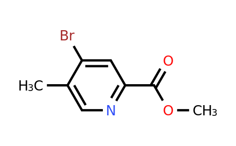 CAS 1256813-52-1 | methyl 4-bromo-5-methylpyridine-2-carboxylate