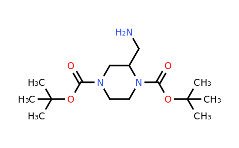 CAS 1256815-07-2 | 1,4-di-tert-butyl 2-(aminomethyl)piperazine-1,4-dicarboxylate