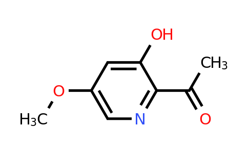 CAS 1256818-75-3 | 1-(3-Hydroxy-5-methoxypyridin-2-YL)ethan-1-one