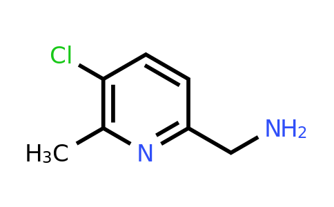 CAS 1256820-25-3 | (5-Chloro-6-methylpyridin-2-YL)methanamine