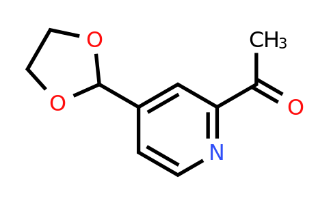 CAS 1256821-89-2 | 1-[4-(1,3-Dioxolan-2-YL)pyridin-2-YL]ethanone