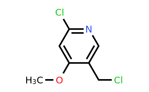 CAS 1256823-00-3 | 2-Chloro-5-(chloromethyl)-4-methoxypyridine