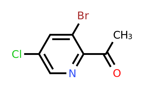 CAS 1256823-11-6 | 1-(3-bromo-5-chloropyridin-2-yl)ethanone