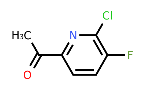 CAS 1256824-07-3 | 1-(6-Chloro-5-fluoropyridin-2-YL)ethan-1-one