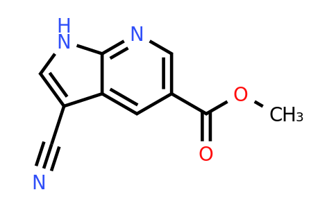 CAS 1256825-00-9 | methyl 3-cyano-1H-pyrrolo[2,3-b]pyridine-5-carboxylate