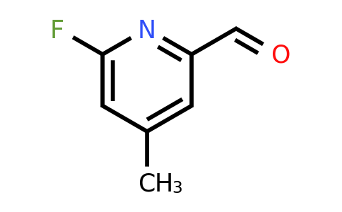 CAS 1256825-44-1 | 6-Fluoro-4-methylpyridine-2-carbaldehyde