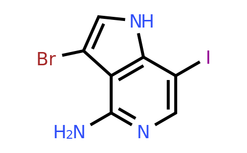 CAS 1256825-96-3 | 3-bromo-7-iodo-1H-pyrrolo[3,2-c]pyridin-4-amine