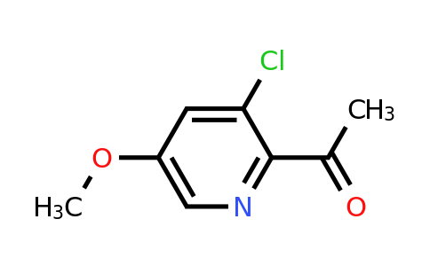 CAS 1256826-08-0 | 1-(3-Chloro-5-methoxypyridin-2-yl)ethanone