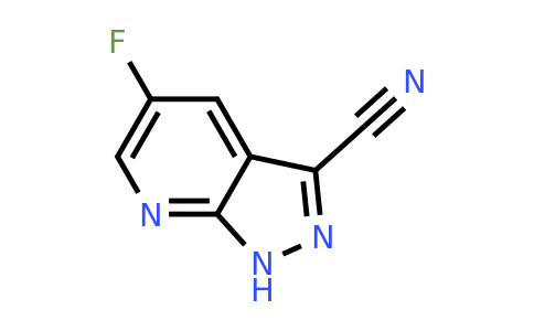 CAS 1256833-42-7 | 5-fluoro-1H-pyrazolo[3,4-b]pyridine-3-carbonitrile