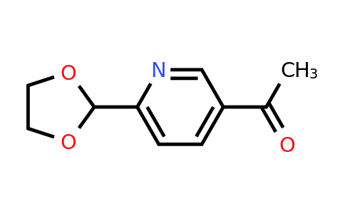 CAS 1256834-00-0 | 1-[6-(1,3-Dioxolan-2-YL)pyridin-3-YL]ethanone