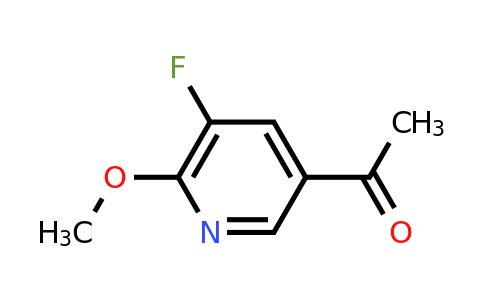 CAS 1256835-92-3 | 1-(5-Fluoro-6-methoxypyridin-3-YL)ethan-1-one