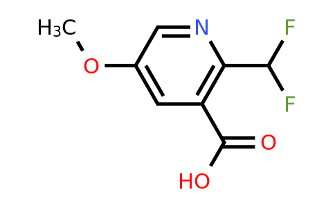 CAS 1256837-04-3 | 2-(difluoromethyl)-5-methoxynicotinic acid