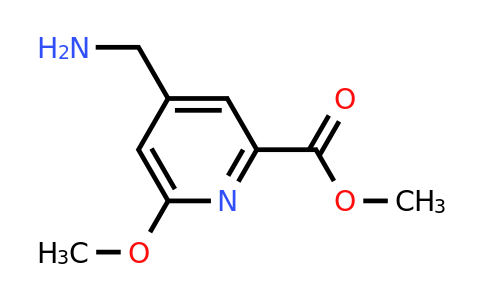 CAS 1256837-07-6 | Methyl 4-(aminomethyl)-6-methoxypyridine-2-carboxylate