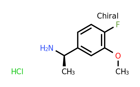 CAS 1256944-96-3 | (R)-1-(4-Fluoro-3-methoxyphenyl)ethanamine hydrochloride