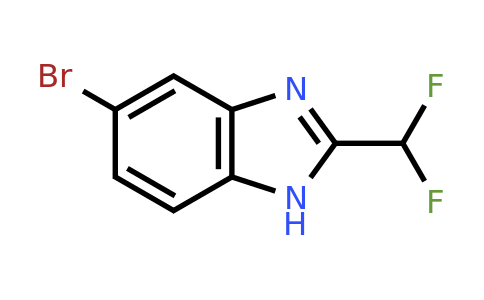 CAS 1256956-70-3 | 5-bromo-2-(difluoromethyl)-1H-1,3-benzodiazole