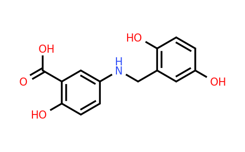 CAS 125697-93-0 | 5-((2,5-Dihydroxybenzyl)amino)-2-hydroxybenzoic acid