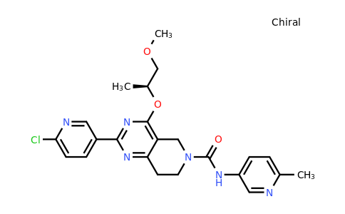 CAS 1257051-62-9 | 2-(6-chloropyridin-3-yl)-4-{[(2S)-1-methoxypropan-2-yl]oxy}-N-(6-methylpyridin-3-yl)-5H,6H,7H,8H-pyrido[4,3-d]pyrimidine-6-carboxamide