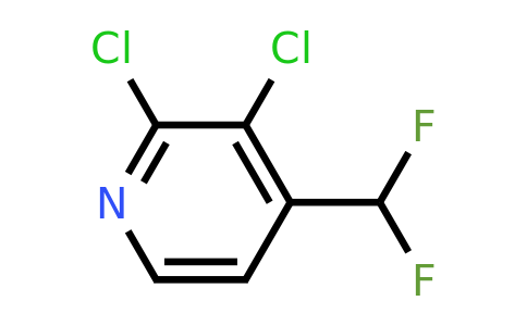 CAS 1257071-85-4 | 2,3-Dichloro-4-(difluoromethyl)pyridine