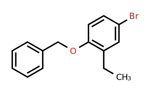 CAS 1257078-55-9 | 1-(Benzyloxy)-4-bromo-2-ethylbenzene