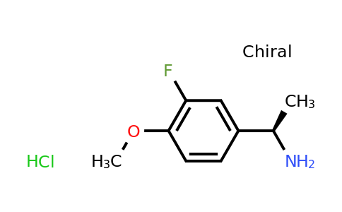 CAS 1257106-70-9 | (R)-1-(3-Fluoro-4-methoxyphenyl)ethanamine hydrochloride