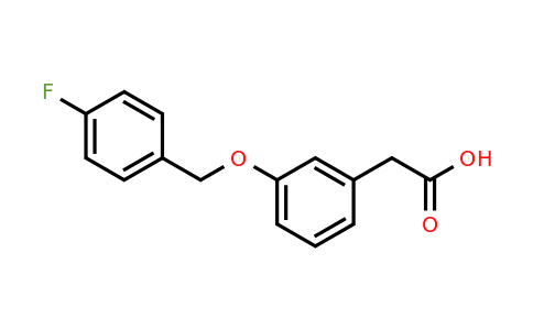 CAS 125721-49-5 | 2-(3-((4-fluorobenzyl)oxy)phenyl)acetic acid