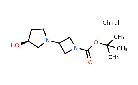 CAS 1257293-73-4 | tert-butyl 3-[(3S)-3-hydroxypyrrolidin-1-yl]azetidine-1-carboxylate